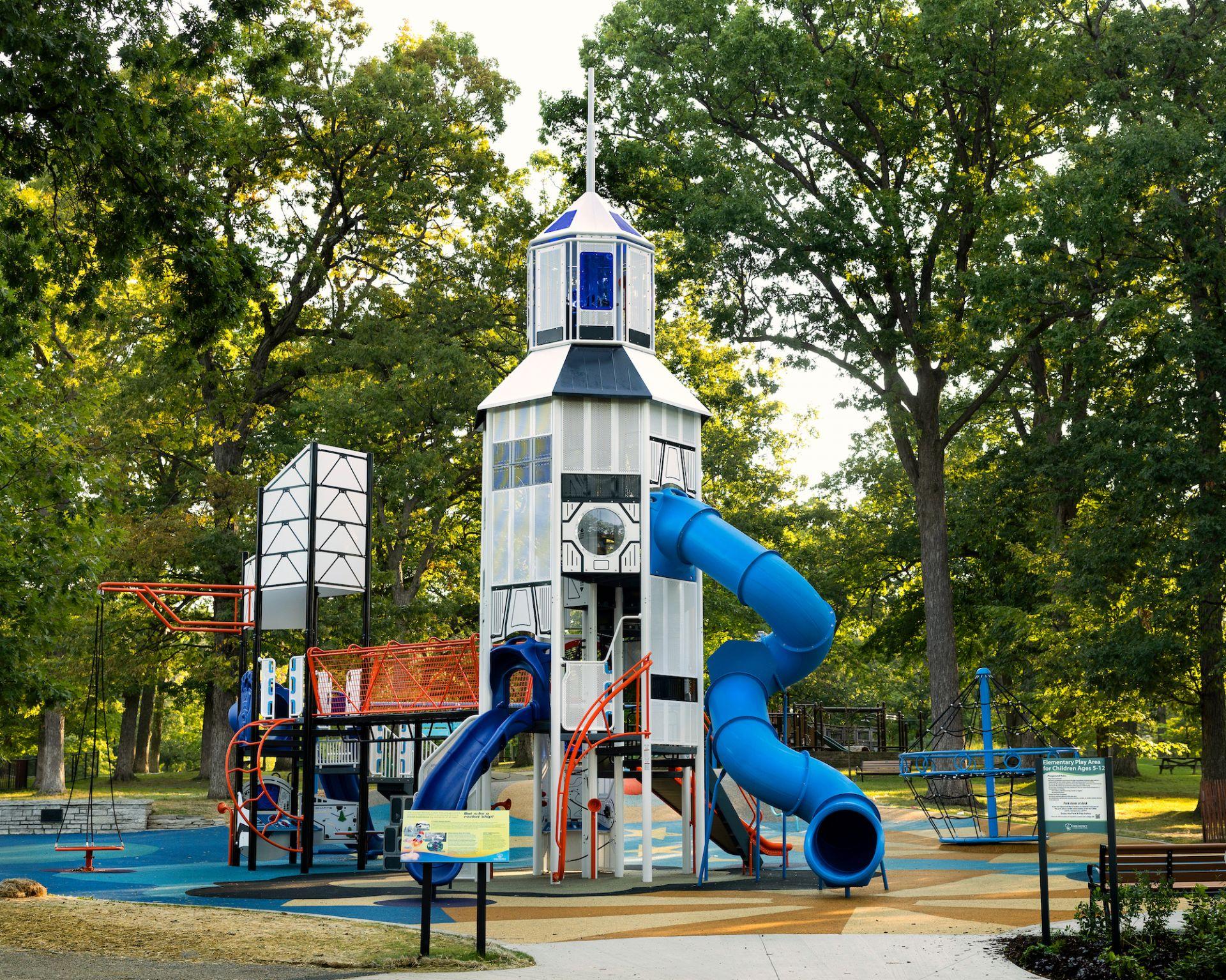 Interactive Rocket Ship Park Playground -… | Cunningham Recreation