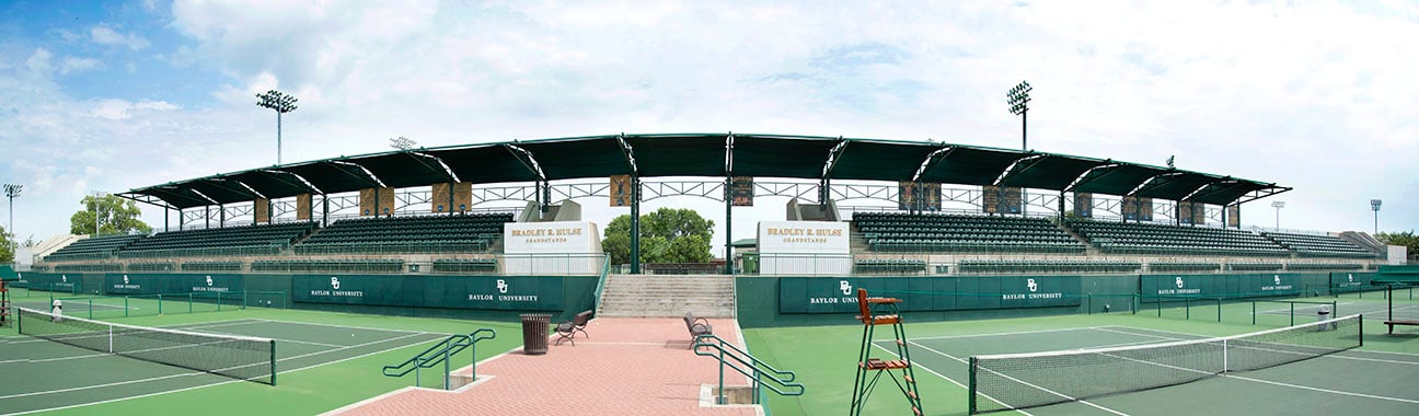 Baylor University-TX-Custom Cantilever Shades-View 02