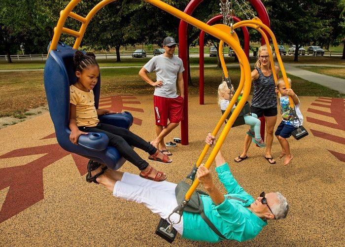 Expression Swing in Multigenerational Playground Design