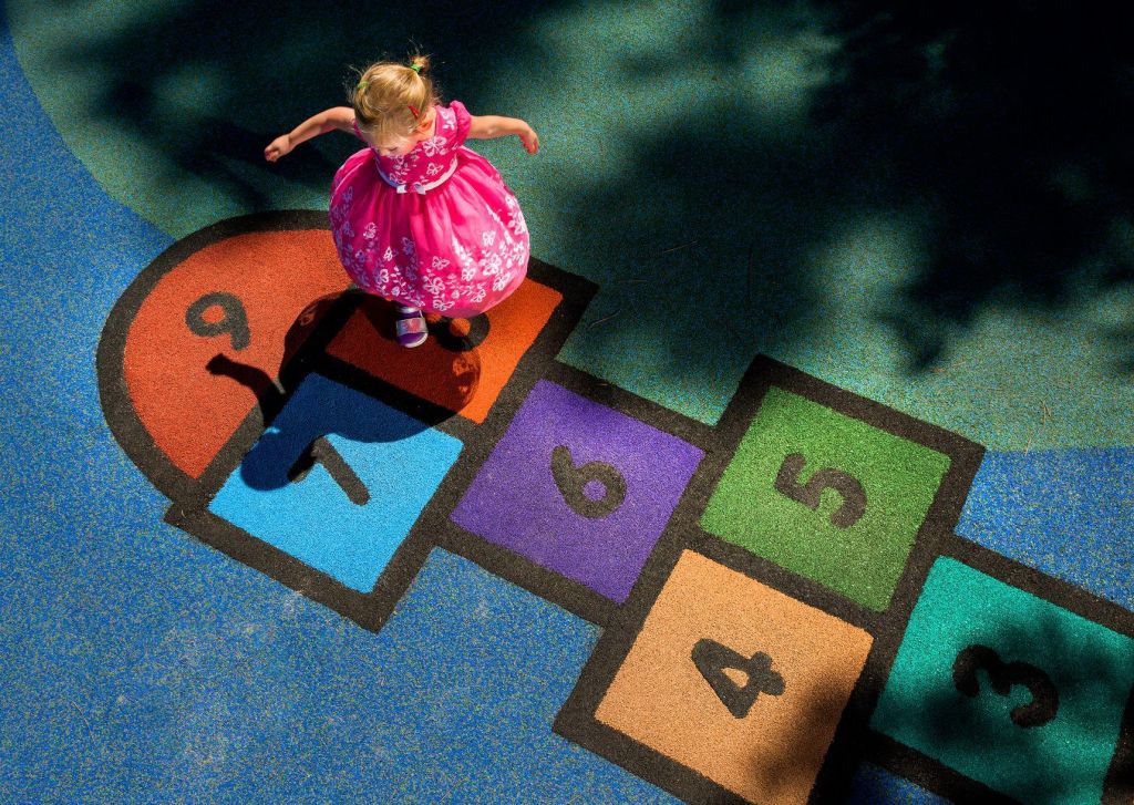 Hopscotch Playground Safety Surfacing