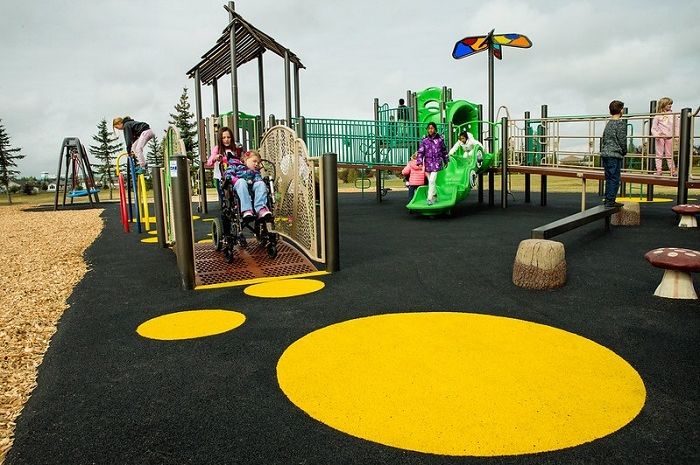 Inclusive Playground Equipment for Public Park