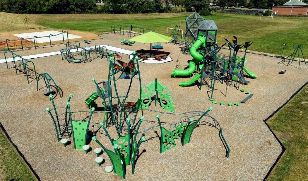 Park playground with structures and freestanding events ewf 183d17ce614a305ef7e14498bef98c4b