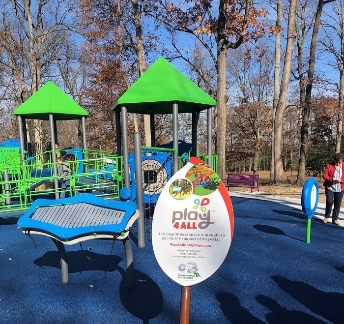 Play 4 ALL playground design helps overcome obstacles when building a new playground for entire community