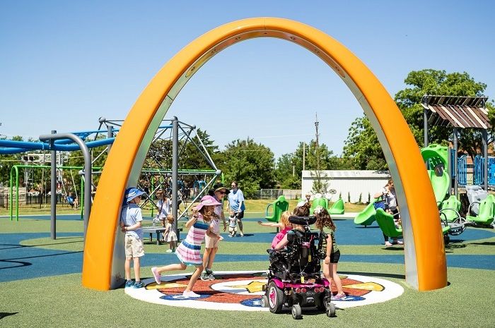 Inclusive and Interactive Playground Equipment - Sona Arch
